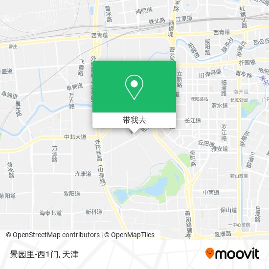 景园里-西1门地图