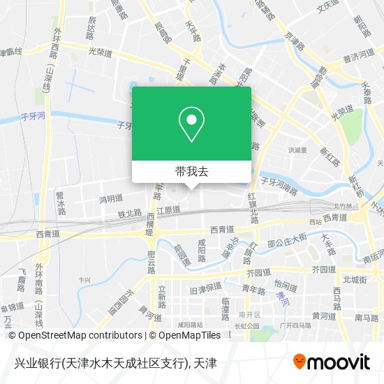 兴业银行(天津水木天成社区支行)地图