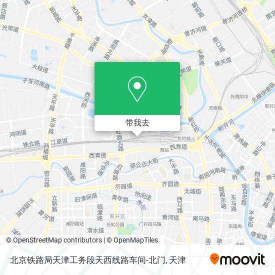 北京铁路局天津工务段天西线路车间-北门地图
