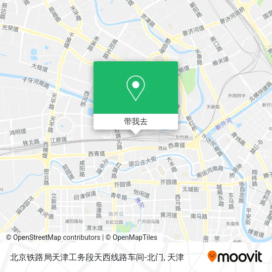 北京铁路局天津工务段天西线路车间-北门地图
