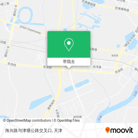 海兴路与津塘公路交叉口地图
