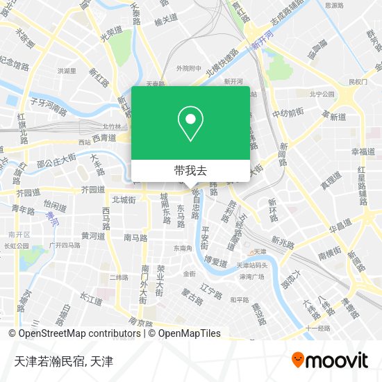 天津若瀚民宿地图