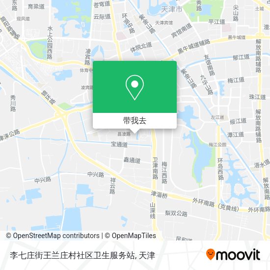 李七庄街王兰庄村社区卫生服务站地图