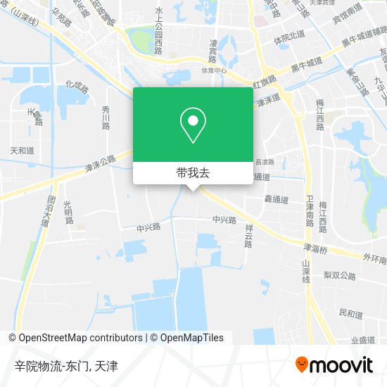辛院物流-东门地图