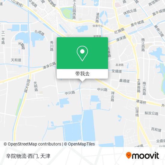辛院物流-西门地图