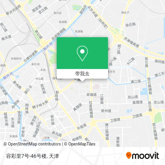容彩里7号-46号楼地图