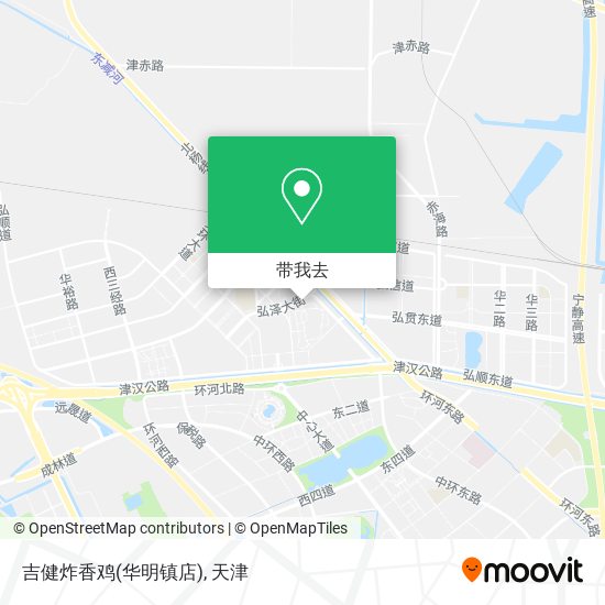 吉健炸香鸡(华明镇店)地图