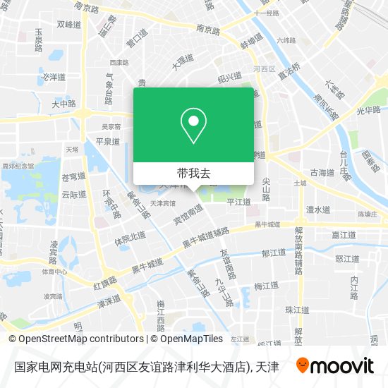 国家电网充电站(河西区友谊路津利华大酒店)地图