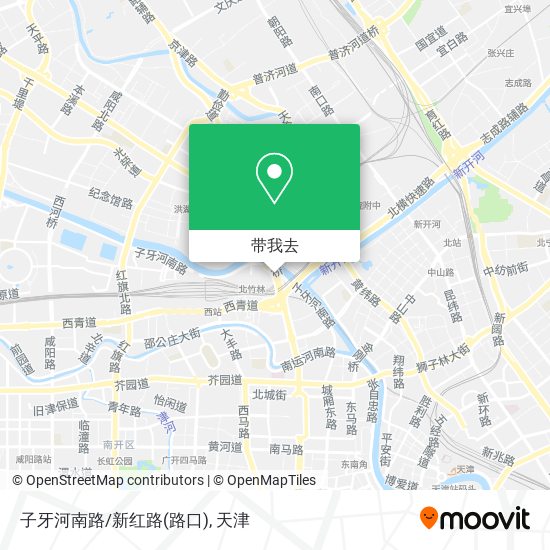 子牙河南路/新红路(路口)地图