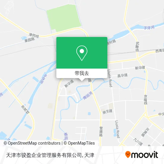 天津市骏盈企业管理服务有限公司地图