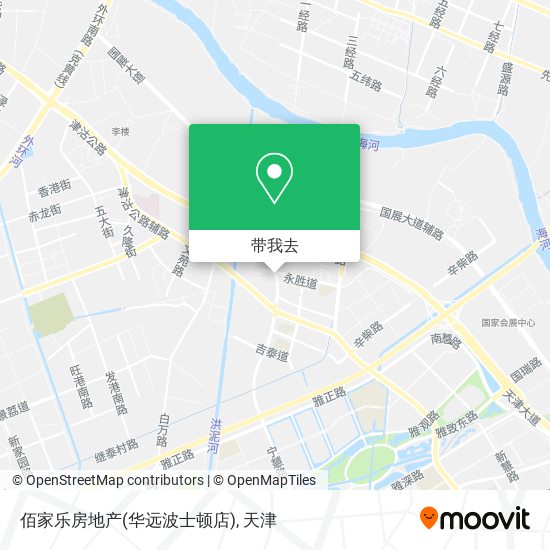 佰家乐房地产(华远波士顿店)地图