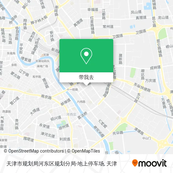 天津市规划局河东区规划分局-地上停车场地图