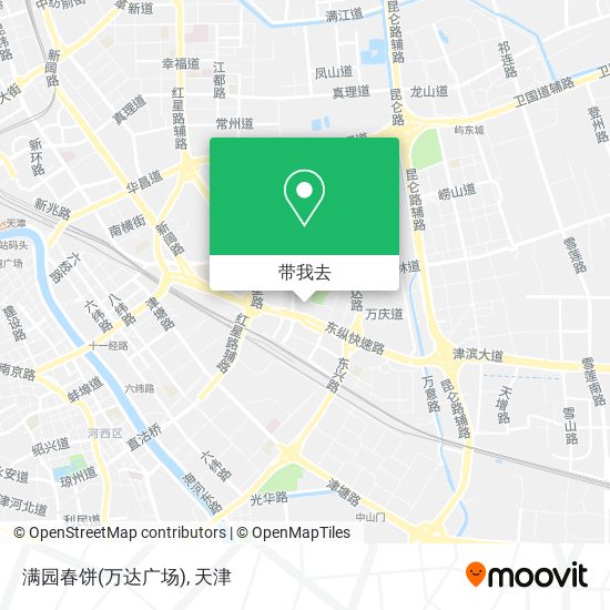 满园春饼(万达广场)地图
