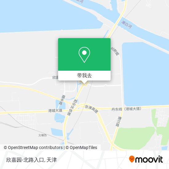 欣嘉园-北路入口地图