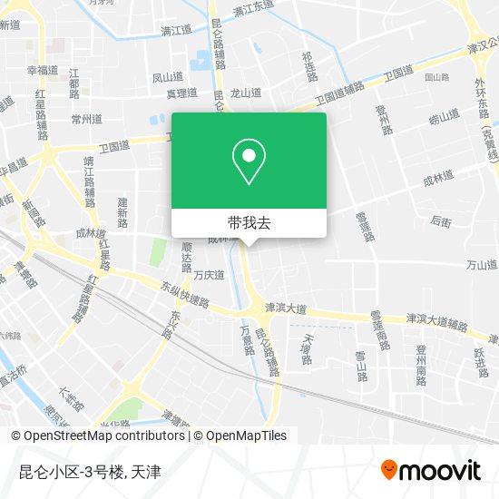 昆仑小区-3号楼地图