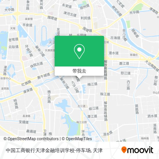 中国工商银行天津金融培训学校-停车场地图