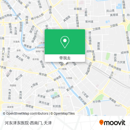 河东津东医院-西南门地图
