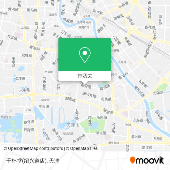 千杯堂(绍兴道店)地图