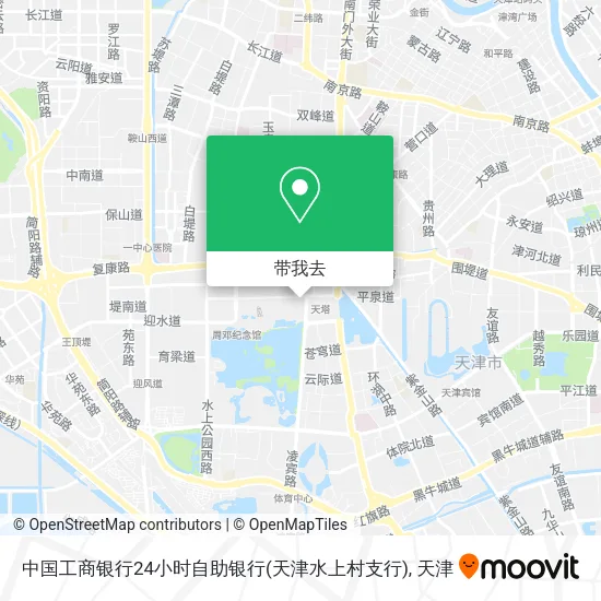 中国工商银行24小时自助银行(天津水上村支行)地图