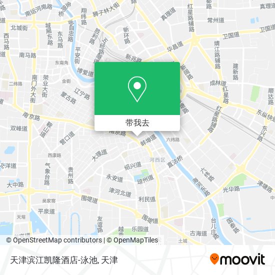 天津滨江凯隆酒店-泳池地图