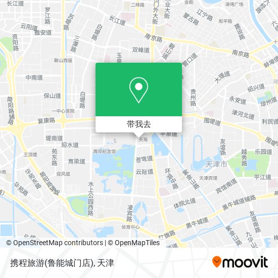 携程旅游(鲁能城门店)地图