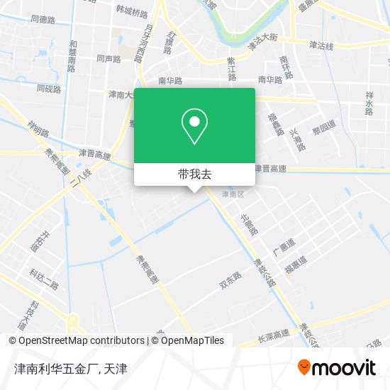 津南利华五金厂地图