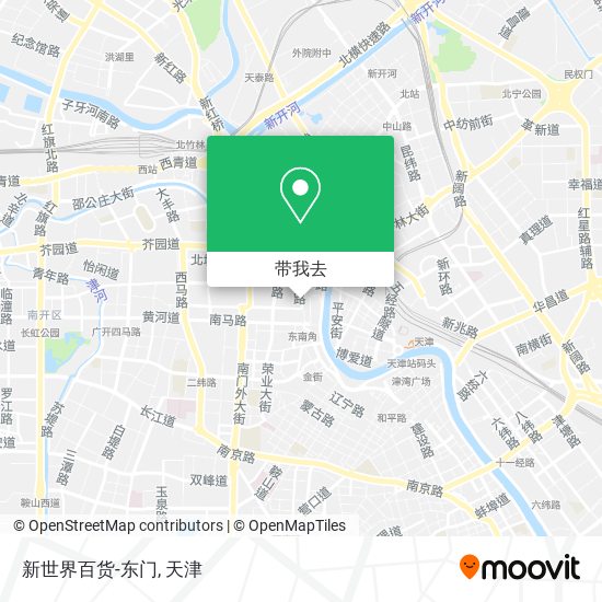 新世界百货-东门地图