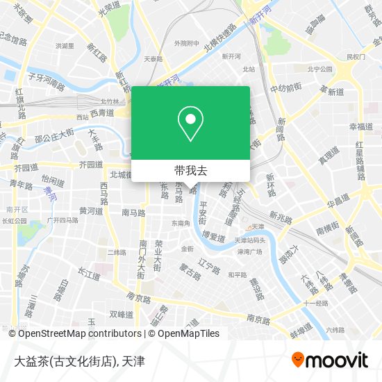 大益茶(古文化街店)地图