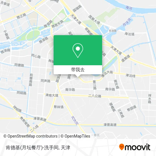 肯德基(月坛餐厅)-洗手间地图