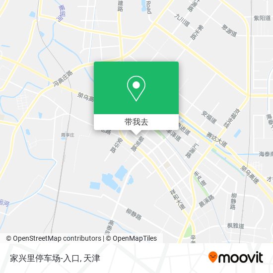家兴里停车场-入口地图