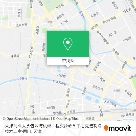 天津商业大学包装与机械工程实验教学中心先进制造技术二室-西门地图