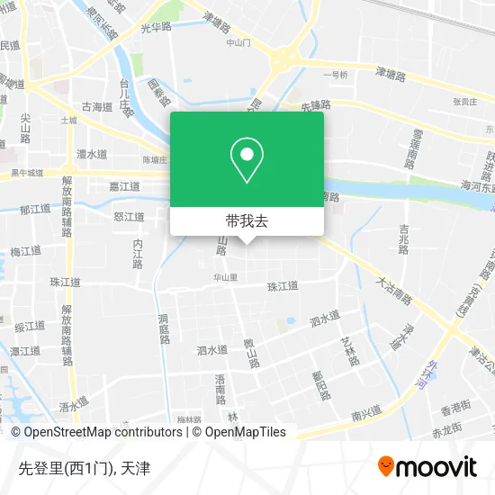 先登里(西1门)地图