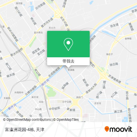 富瀛洲花园-4栋地图