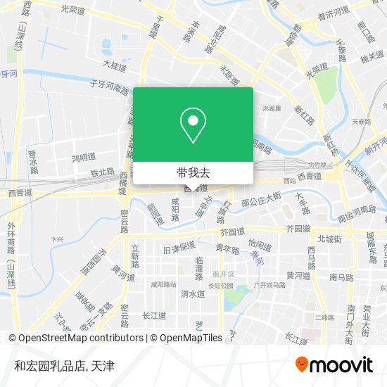 和宏园乳品店地图