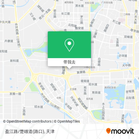 盈江路/楚雄道(路口)地图