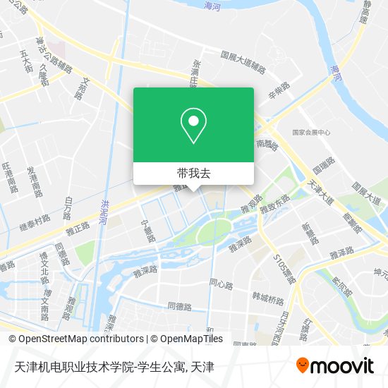 天津机电职业技术学院-学生公寓地图