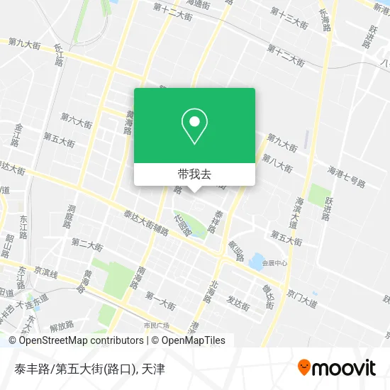 泰丰路/第五大街(路口)地图
