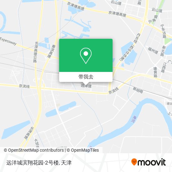 远洋城滨翔花园-2号楼地图