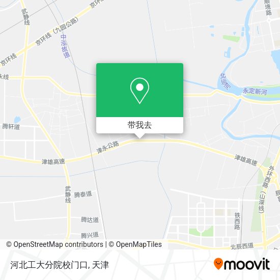 河北工大分院校门口地图