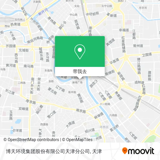 博天环境集团股份有限公司天津分公司地图