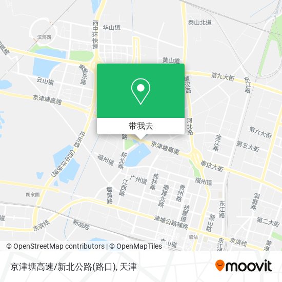 京津塘高速/新北公路(路口)地图