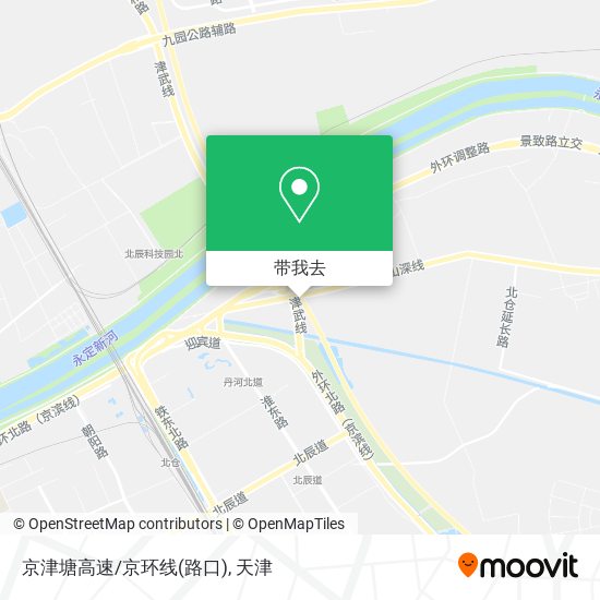京津塘高速/京环线(路口)地图