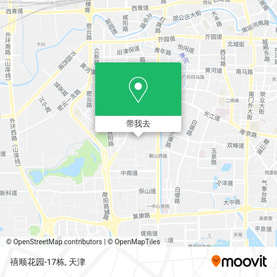 禧顺花园-17栋地图