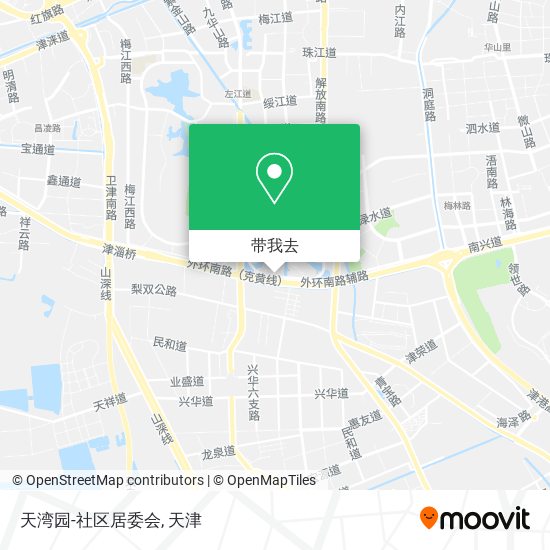天湾园-社区居委会地图