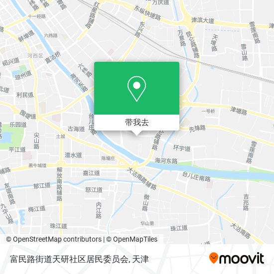 富民路街道天研社区居民委员会地图