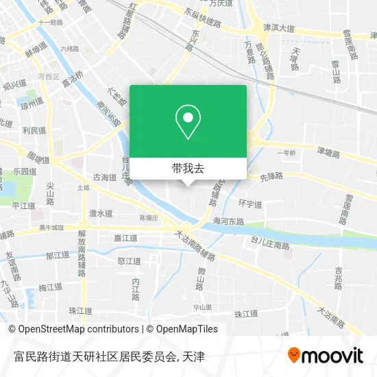 富民路街道天研社区居民委员会地图