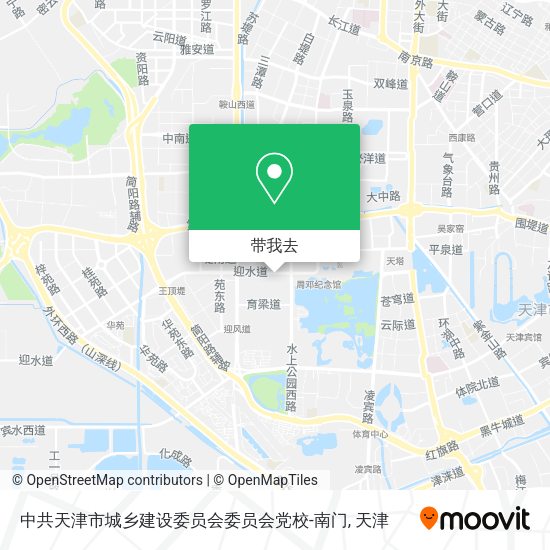 中共天津市城乡建设委员会委员会党校-南门地图