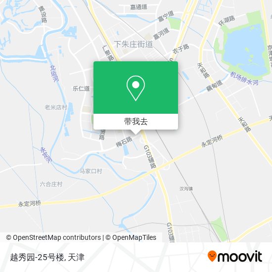 越秀园-25号楼地图
