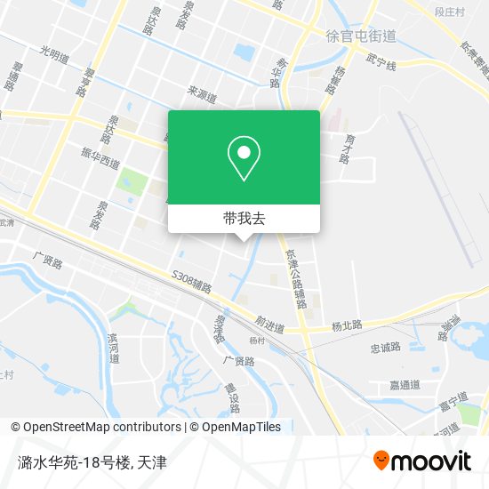 潞水华苑-18号楼地图