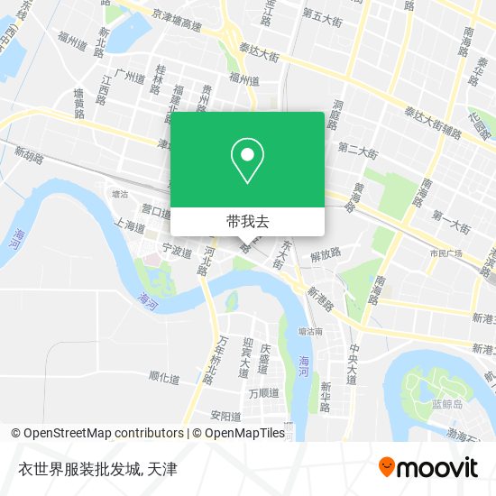 衣世界服装批发城地图